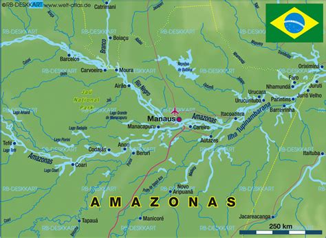 brasilien karte amazonas